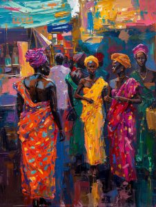African Art Painting - African Women Art - African Poster (2)