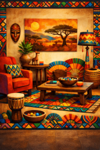 The African Color Theory — How to Use Bold Hues Without Overwhelming Your Space