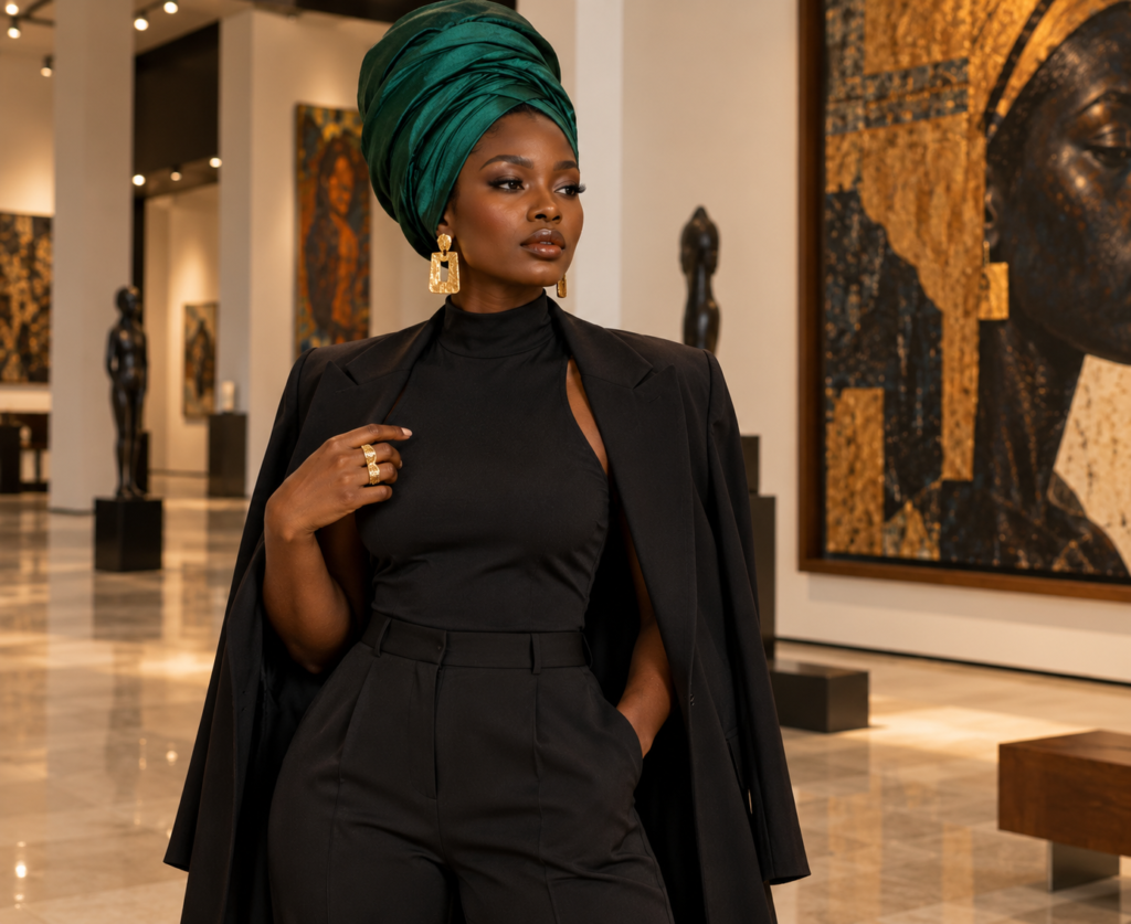 Headwraps and High Fashion- A Modern Masterclass in Styling Gele and Turbans