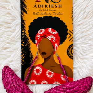 Pink Crescent Handwoven African Statement Earrings